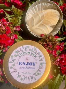 ENJOY Your  Summer Lotion Bar